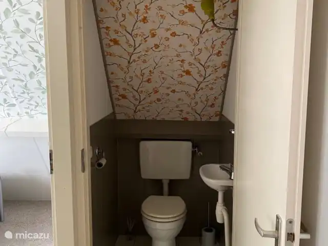 Toilet op de bovenverdieping